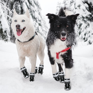 Botas para Perros, para Caminatas al Aire Libre, Invierno, Pavimento Caliente, Playa, Perros Medianos y Grandes, Correas de Sujeción, Suela Antideslizante Resistente - Product Image 6