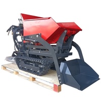 Mini Crawler Kompakt lader Chinese Transporter Mini 800kg Dumper