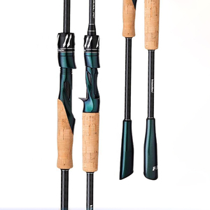 Wholesale Customized 1.98m 2.13m 2.28m Fast Action ML 2 Section Carbon Fiber Ultra <b>Light</b> Pole Rod Fishing - Product Image 1