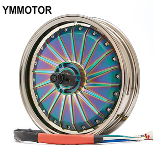 Kits de conversion de moteur de moyeu sans balais 13 pouces 72V 3000W à aimant permanent, étanche IP67, 850 tr/min pour scooter et moto YM-HY-133000 - Product Image 2