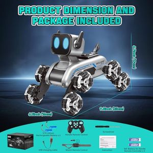 Spielzeug Trend 2024 2,4 GHz 8WD Gesten erkennung Stunt Smart Rc Autos Intelligente automatische Fernbedienung Roboter Hundes pielzeug für Kinder - Product Image 6