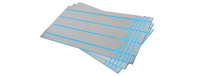 Panneau de chauffage électrique au sol XPS rainuré avec diffusion de chaleur en aluminium pour carrelage