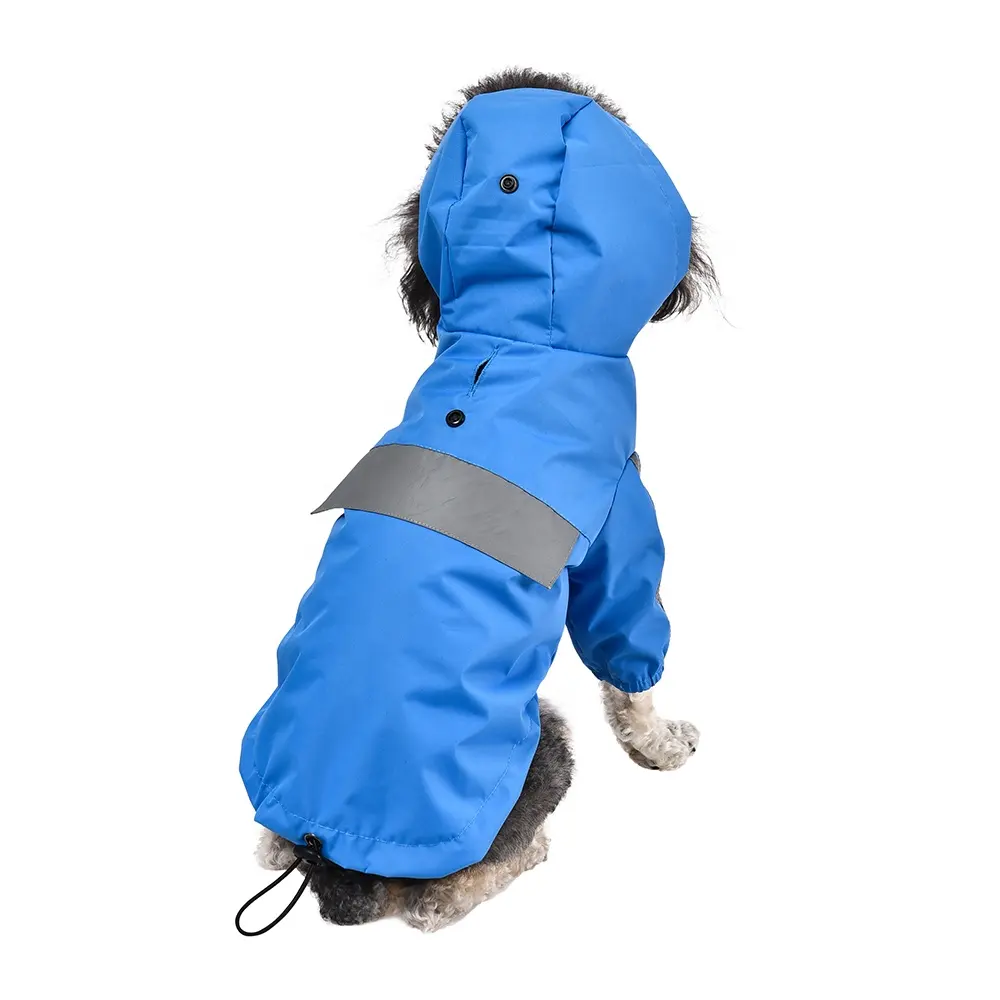 Petstar Benutzerdefinierte Komfortable Wasserdichte Sicherheit Pet Reflektierende Kleidung Hund Regenmantel