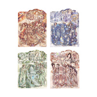 10 Stiker Per Paket Seri Sacred Realm Floating Shadows Stiker Vintage Perlengkapan Stiker