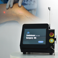 Appareil de traitement laser EVLT endoveineux professionnel 980nm 1470nm Diode Laser Traitement des varices