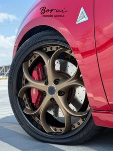 Borui Roues forgées Roues <span class=keywords><strong>de</strong></span> voiture <span class=keywords><strong>de</strong></span> course classiques personnalisées Jantes en alliage forgé trois et deux pièces <span class=keywords><strong>de</strong></span> 18 à 28 pouces directement <span class=keywords><strong>de</strong></span> l'usine - Product Image 4