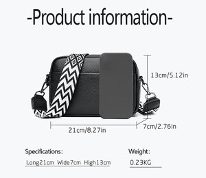 Nieuwe Trendy Bohemian Dames Echt Lederen Messenger Bag Toplaag Koeienhuid Kleine Vierkante Crossbody Schoudertas Ketting Effen - Product Image 4