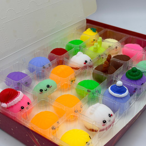 Calendario de Adviento Kawaii de 24 Días con Juguetes Blandos Antiestrés <span class=keywords><strong>en</strong></span> Forma de Dumpling, Cajas Sorpresa Sensoriales para <span class=keywords><strong>Navidad</strong></span> 2026 - Product Image 4