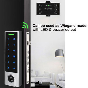 Control de Acceso con Teclado Táctil de 2 Puertas, Metálico, Impermeable IP66, con Timbre, Lector Wiegand Independiente de Gran Capacidad para Usuarios - Product Image 3