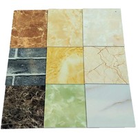 Revêtement mural de douche en PVC imperméable, design graphique décoratif pour intérieur