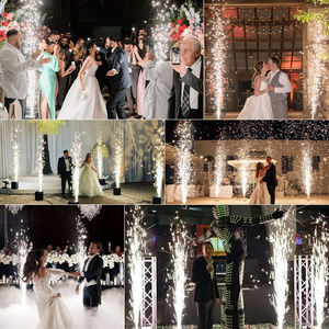 آلة شرارة باردة صغيرة بقوة 350 واط وارتفاع 3 أمتار بتصميم نافورة، آلة ألعاب نارية لاسلكية للاحتفالات وحفلات الزفاف والمناسبات - Product Image 5