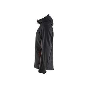 BLAKLADER - 475325169956XXL Veste Softshell avec capuche Noir/Rouge-VESTES DE TRAVAIL EAN 7330509689639 - Product Image 4