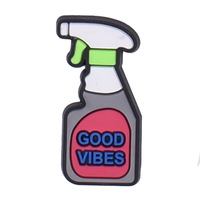 Accessoires plats en PVC souple pour badge d'infirmière, série médicale, médecin, infirmière, permis de travail, breloques pour porte-badge