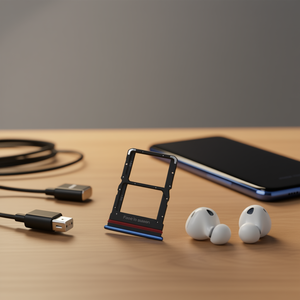 Bandeja para tarjeta SIM, Xiaomi Mi 10 Lite - Azul - Product Image 2