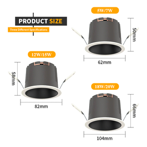 Luces LED Empotradas de Fábrica a Precio Mayorista, Impermeables IP65, Focos SMD para Interiores, Lámparas de 7W, 12W, 10W, 15W, 20W - Product Image 4