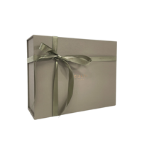 Boîtes rigides de luxe biodégradables personnalisées, grandes et pliables, pour literie, avec fermeture magnétique, pelliculage mat, ruban et doublure en éponge, pour la maison