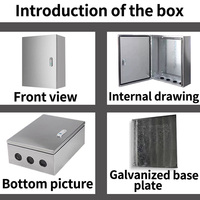 Caja de Distribución Impermeable para Interiores, Caja de Distribución Multifuncional, Caja de Distribución de Bajo Voltaje 110v