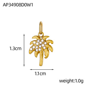 Retro phụ kiện sáng tạo thời trang đơn giản 3D thiết kế cây cọ máy ảnh Túi La Tour du lịch Eiffel tháp Arc de Triomphe Mặt dây chuyền quyến rũ - Product Image 6