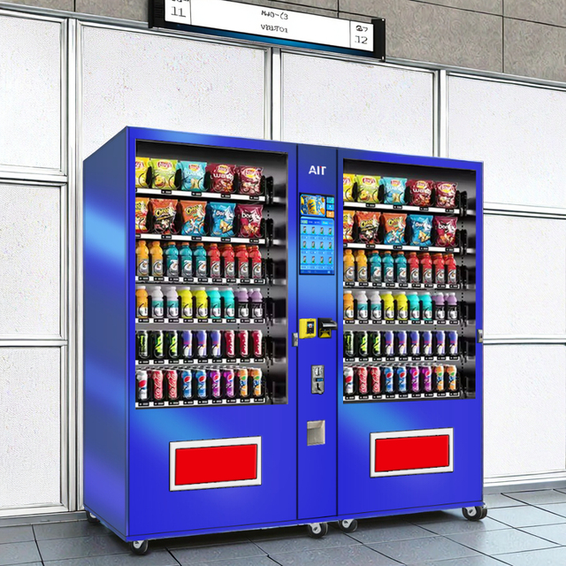 24-Hour Commercial Unmanned Automatic Vending Machine with Intelligent Convenience SDK Function for Gas Stations