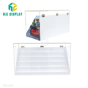 Hic tùy chỉnh Hot bánh xe caja 72 1/64 mô hình xe ô tô Acrylic hiển thị trường hợp phù hợp với Acrylic Die Cast xe hiển thị đứng - Product Image 4