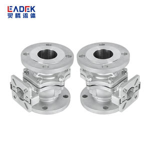 Válvula de Bola de Dos Piezas DN50 de Plataforma Alta con Brida, Fabricada en Fábrica, Fundición de Precisión Manual, Interruptor para Medios Acuosos, Personalizable OEM - Product Image 2