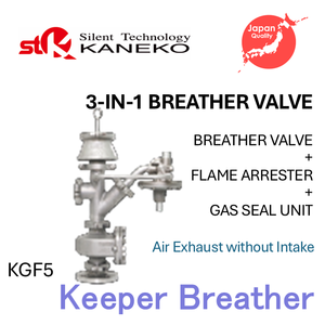 Soupapes de respiration avec dispositif d'extinction de flamme et unité d'étanchéité au gaz / Série KGF - Product Image 6