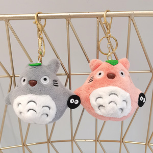 Dibujos animados Palacio ecuestre pequeño Totoro muñeco de peluche lindo muñeca llavero bolsa colgante agarrar máquina muñeca - Product Image 2