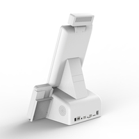 Kiosque de paiement facial de bureau de 10.1 pouces Android Pos Machine de paiement avec support de terminal Pos pour carte bancaire Paiement par carte de crédit