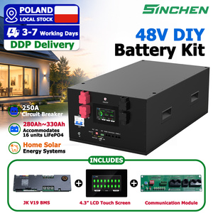 ชุดแบตเตอรี่ EU Stock JK V19 200A BMS Stack 48V แบบแนวนอน Lifepo4 สำหรับประกอบเองเป็นกล่อง DIY ความจุ 15kWh 16kWh สำหรับชุดแบตเตอรี่พลังงานแสงอาทิตย์ - Product Image 1