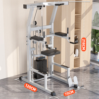 Ensemble d'équipements de musculation multifonction pour la maison avec station de traction assistée, machine d'entraînement de force pour le renforcement musculaire du corps entier