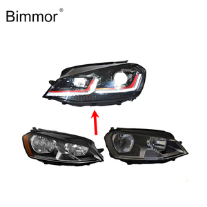 Bimmor-faros halógenos modificados para volkswagen, VW, <span class=keywords><strong>golf</strong></span> 7, mejorados al <span class=keywords><strong>Golf</strong></span> 7,5, mk7.5, tuneado personalizado, led - Product Image 6