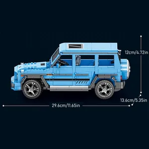 Reobrix 11032 Technisches Geländefahrzeug-Bausatz SUV-Modell Montage-Spielzeug Geschenk für Jungen Bausteine-Sets - Product Image 6