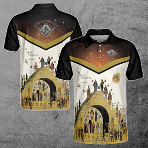 Franc-maçonnerie <span class=keywords><strong>Prince</strong></span> Hall maçonnique médiéval nom personnalisé numéro <span class=keywords><strong>Polo</strong></span> taille S-6XL personnalisé respirant hommes Sport Polos chemise 2024 - Product Image 3