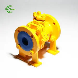 2Cr13 WCB Carbon steel floating ball valve with flange connection for Water Treatment Machinery PN16 Q41F
