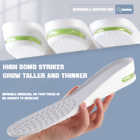 Chaussettes rehaussantes pour hommes et femmes, coussin d'air élastique, inserts absorbant les chocs pour augmenter la taille