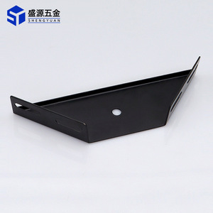 Shengyuan Iron Bed Corner Brace Large Black Furniture Support Bracket Durable Connectors Shelf Supports - Product Image 3