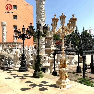 Farola Decorativa de Estilo Europeo <span class=keywords><strong>para</strong></span> Exteriores, Fabricada en Hierro Fundido - Product Image 2