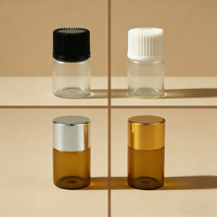 Vente en gros, plusieurs options de capacité : 1 ml, 2 ml, 3 ml, 4 ml, 5 ml, flacon en verre, petite bouteille en verre, haute qualité