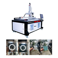 100W 120W miroir de salle de bain de refroidissement par eau 600*900mm taille de travail miroir Laser sablage Machine
