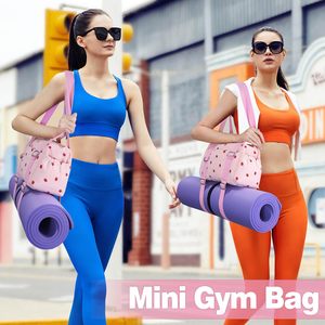 Bolsa de Gimnasio Deportiva para Mujer con Estampado de Frutas, Asa Suave, Ligera, Multifuncional, con Soporte para Colchoneta - Product Image 4