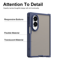 Casing PC Keras Matt untuk Galaxy Z Fold 8, Penutup Belakang TPU untuk Galaxy Z Fold 8 Ultra 7 Anti Menguning LM002