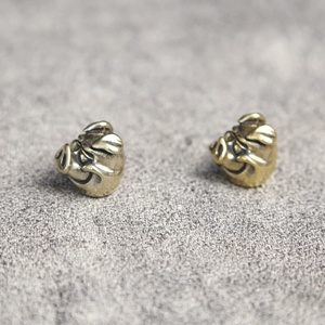 Vintage Silvery Piggy Umbrella DIY Boar Bracelet Accessories White Pig Brass Beads Key <b>Ring</b> Lanyard Pendants Metal <b>Spinners</b> - Product Image 3