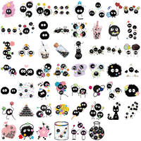 54 autocollants mignons à thème animalier de dessin animé, en PVC, imperméables, auto-adhésifs, pour ordinateur portable, bagages, pour enfants, cadeau