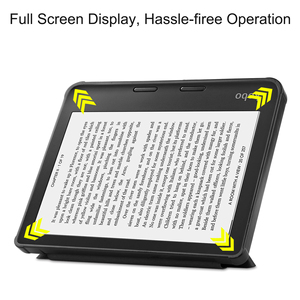 <span class=keywords><strong>Étui</strong></span> de protection pour tablette <span class=keywords><strong>Kobo</strong></span> <span class=keywords><strong>Sage</strong></span> 8 pouces, support triangulaire en cuir PU avec fonction veille automatique et design pliable en trois parties - Product Image 2