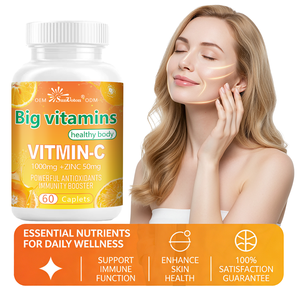 Tabletas <span class=keywords><strong>de</strong></span> Vitamina C y <span class=keywords><strong>Zinc</strong></span> <span class=keywords><strong>de</strong></span> Marca Propia <span class=keywords><strong>de</strong></span> Source Factory para Adultos, <span class=keywords><strong>que</strong></span> Mejoran la Inmunidad y Resisten la Oxidación - Product Image 5