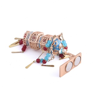 Aimant de réfrigérateur en métal de style chinois, nouveau design personnalisé, pagode traditionnelle, tour de luxe - Product Image 4