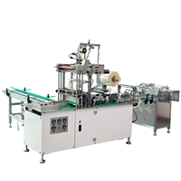 Machine d'emballage 3D électrique à servomoteur complet 550 pour l'emballage de thé, cosmétiques et aliments avec cellophane et marquage à chaud