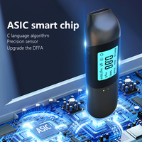 Alat Tes Alkohol Digital Isi Ulang USB Tanpa Kontak untuk Penggunaan Pribadi & Tempat Kerja