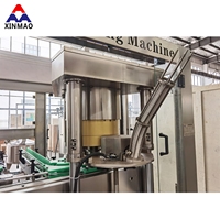 Machine de remplissage et de sertissage automatique de canettes en aluminium 6000CPH 330ML pour boissons gazeuses, bière, boissons énergisantes