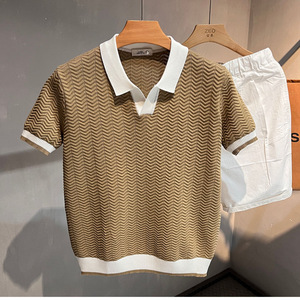 Мужская летняя рубашка-поло с коротким рукавом - Product Image 2